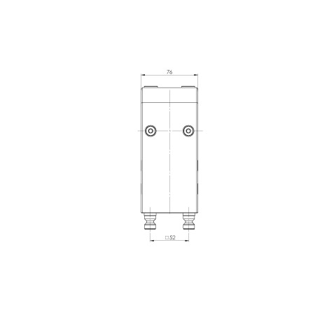 47220: Twin Base Quick•Point® 52 (Technical drawing )