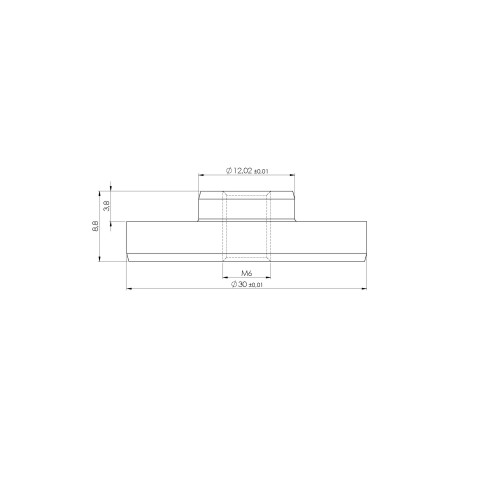 451230: Zentrierstutzen Quick•Point®  (Technische Zeichnung )