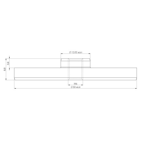 451250: Zentrierstutzen Quick•Point®  (Technische Zeichnung )