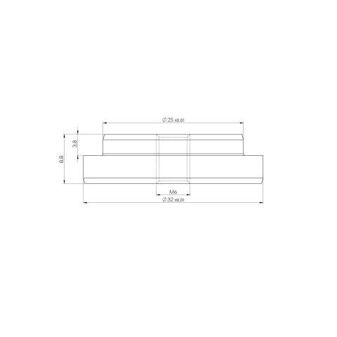 452532: Zentrierstutzen Quick•Point®  (Technische Zeichnung )