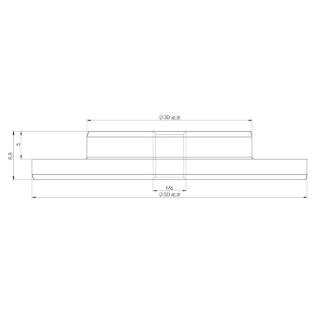 455030: Zentrierstutzen Quick•Point®  (Technische Zeichnung )