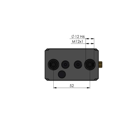 48040-46: 5-Axis Vise Makro•Grip® micro 46 (Technical drawing )