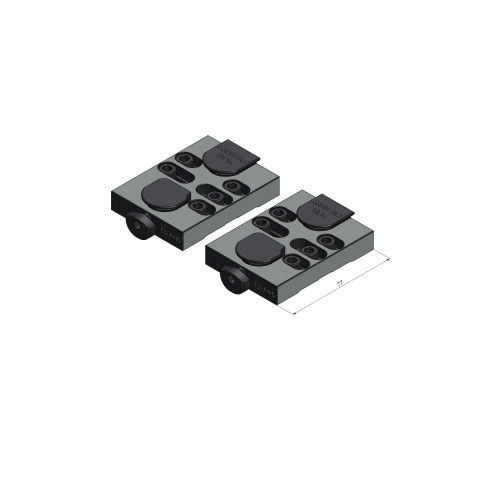 58077-7744: Base para mordente Avanti Makro•Grip® Aero 77 (Disegno tecnico )