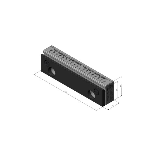 Disegno tecnico 41111: Makro•Grip® Ganasce per timbratura Standard, per materiali fino a 35 HRC