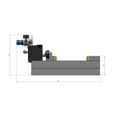 Technical drawing 41200-HE: Makro•Grip® Stamping Unit Standard, with High-End stamping jaws