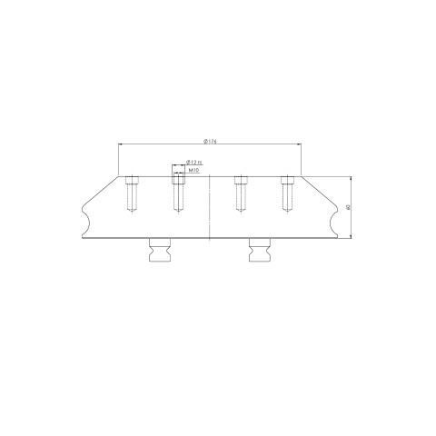 44006: Riser Quick•Point® 96 (Technical drawing )