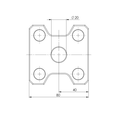 Technische Zeichnung 44522: Quick•Point® 52 Messkörper