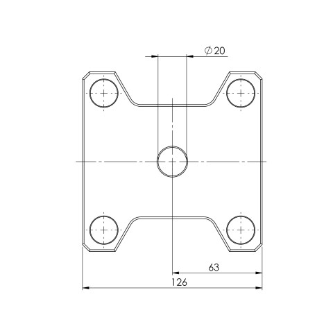 Diseño técnico 44962: Quick•Point® 96 Paleta calibradora