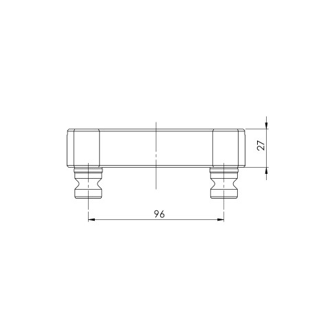 Technical drawing 44962: Quick•Point® 96 Gauging Pallet