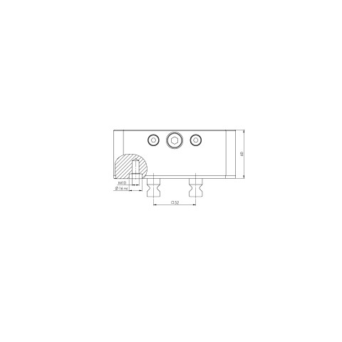 45156: 5-Axis Riser Quick•Point® 52 (Technical drawing )