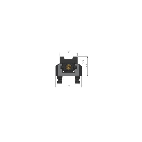 Disegno tecnico 57708-20: Makro•4Grip 77 Ganasce di serraggio larghezza ganasce 52 mm, campo di serraggio Ø 36 - 115 mm