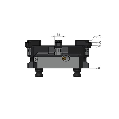 Technische Zeichnung 59616-71: Vasto•Clamp 96 Aufsatzbacken für die Innenspannung Stahl, gehärtet, Spannbereich Ø 90 - 185 mm