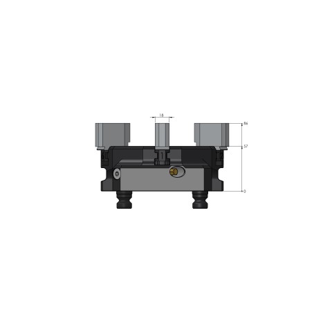 Technische Zeichnung 59616: Vasto•Clamp 96 6-Backenfutter Spannbereich 10 - 160 mm