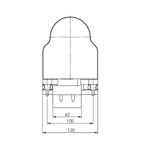 Technische Zeichnung 66900: RoboTrex 52 Greifer pneumatisch