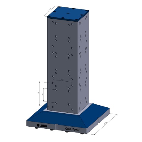 Technical drawing 70650: Quick•Point® Quick•Tower tombstone height 668 mm