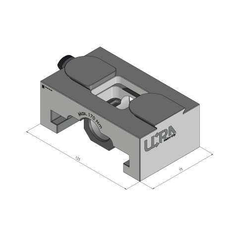 Technical drawing 81440: Makro•Grip® Ultra 125 Morsa da base Avanti