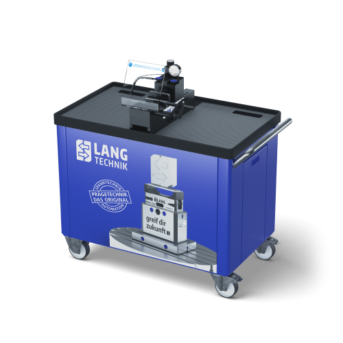 Product image 41521-HE: Makro•Grip® Stamping Trolley standard stamping unit without t-slot plate with High-End stamping jaws